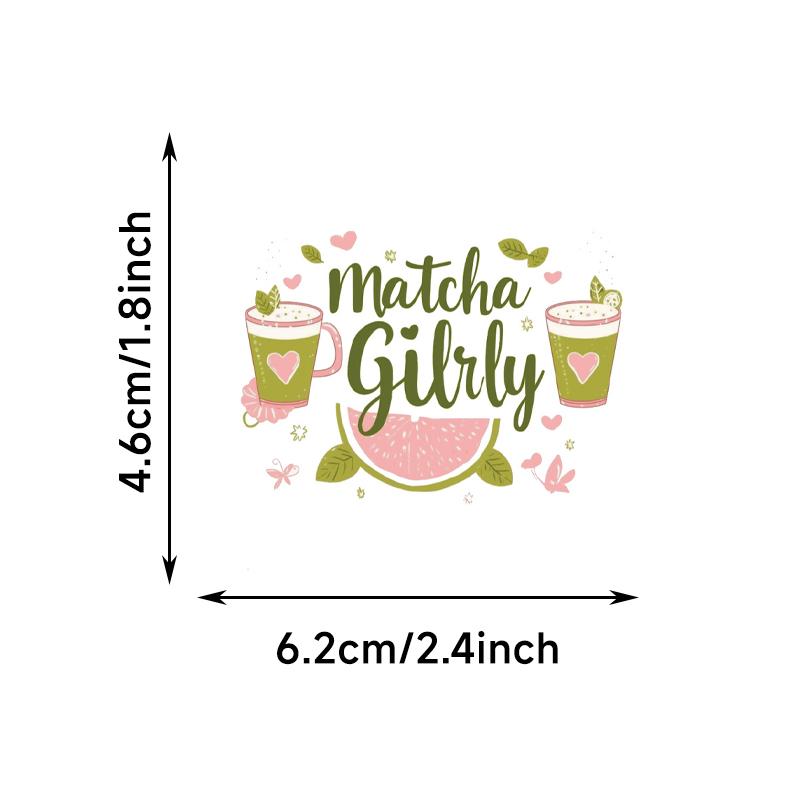 50PCS Green Aesthetic Stickers Cute Plant Food Vsco Sticker Waterproof Vinyl Decals for Scrapbook Water Bottle Laptop Computer