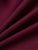 Autumn Solid Color Waffle Knit Lapel Pocket Button Long Sleeve Polo Shirt