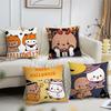 Dudu Bubu Halloween Cushion Cover For Pillow Case Sofa Bedroom Living Room Office Bedside Table Backrest Printing Square