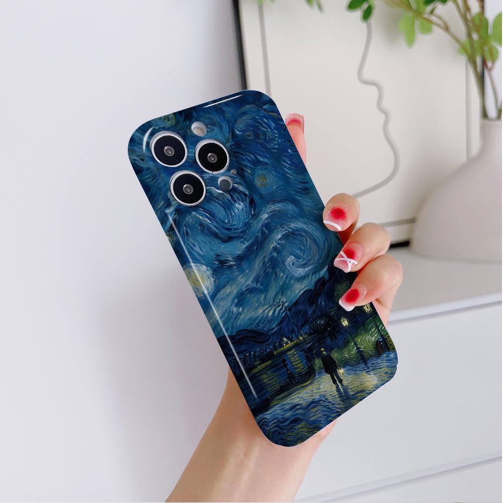 All-inclusive Film Phone Case Cartoon Fashion Design Hard Shell Full Cover Camera Protection Case for iPhone Huawei Honor Vivo Google