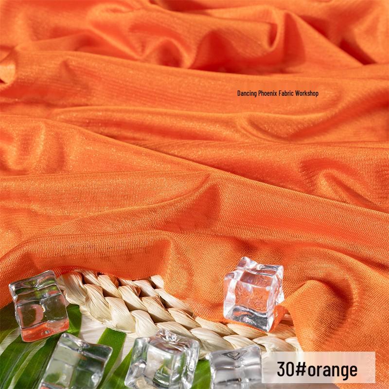 40D Warp-Knitted High-Elasticity Luster Chiffon Lining - Silky, Breathable Fabric for Dresses
