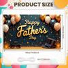 Frohen Vatertag Banner Krone Dekoration Vater Feier Kulisse Daddy Feier Kulisse Schnurrbart Design Für Vatertag