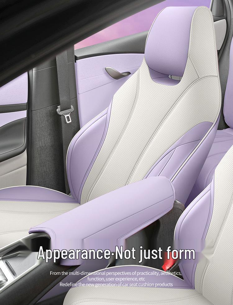 BYD Dolphin Leather Car Seat Cushion - All-Season, Universal Fit