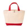 MIKI HOUSE Logo Canvas Tote Solid Made In Web for Bag, Color, Japan, Exclusive, Boys, Girls, Babies, Kids, Adults, Women, Moms, Bag, Red, 10-8227-686