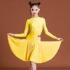Children'S Latin Dance Practice Suit Girl's Latin Dance Performance Suspender Skirt Ballroom Practice Dancing Dress Latin