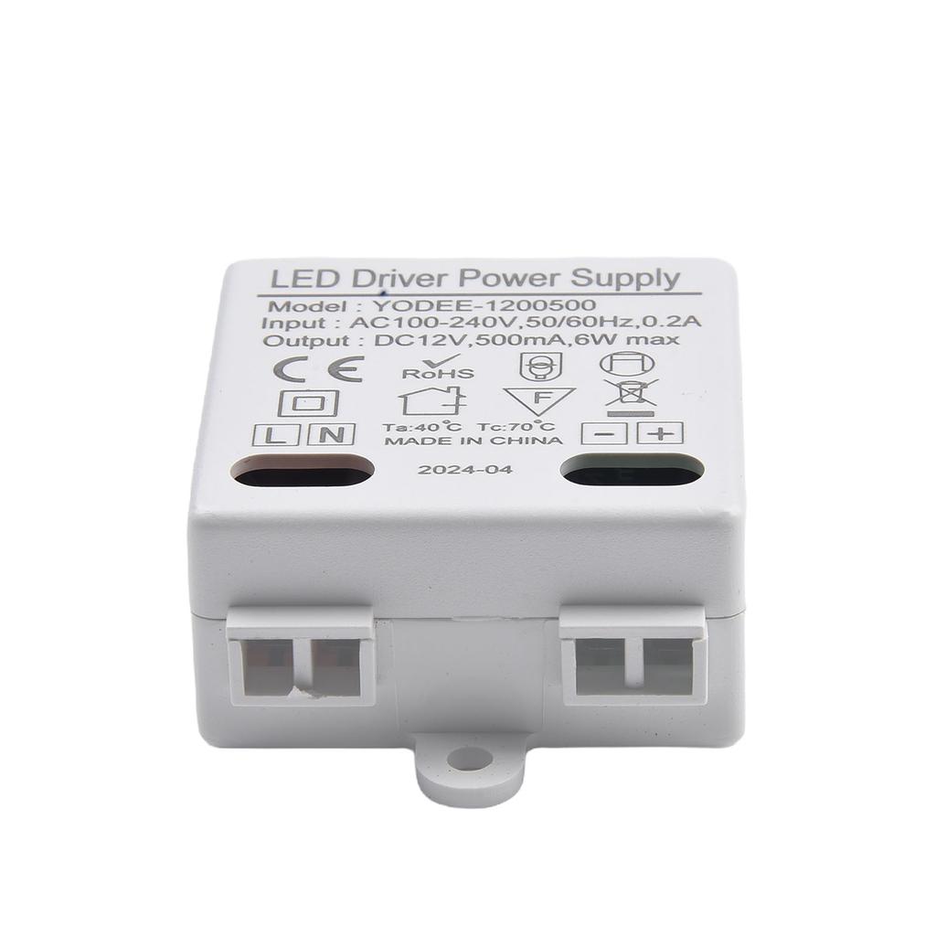 Robust 6W AC to DC Converter for 12V LEDs Compact Design with Overload Short Circuit and Over Voltage Protection