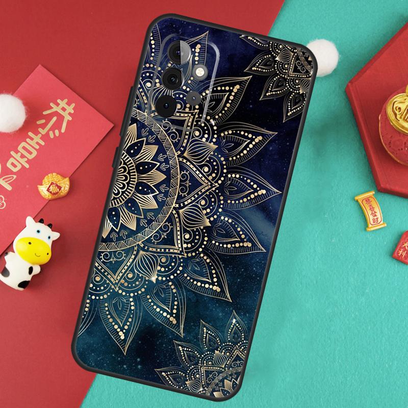 Indian Pattern Mandala Case For Samsung Galaxy A35 A55 A25 A15 A51 A71 A12 A32 A52 A13 A33 A53 A14 A34 A54 Cover