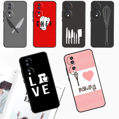 Love Baking Chef Knife Case For Huawei Nova 5T 9 10 SE 11 3i 8i 11i Y91 Y60 Y70 Y61 Y90 P20 P40 Lite P30 Pro Cover