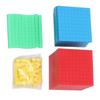 Base Ten Blocks Classroom Set for Kids Math Interactive Hands On Base Ten Blocks Learning Tools