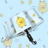 Cartoon Little Yellow Duck Umbrella with Logo Printing, Black Coating Sun Protection Folding Umbrella, Uv Protection Sun Umbrella