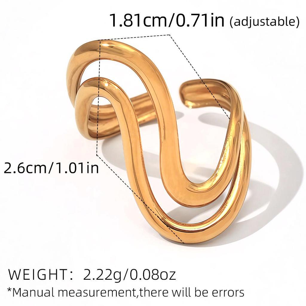 Retro S-förmiger, nicht verblassender Ring - Neue Herbst- & Winterkollektion