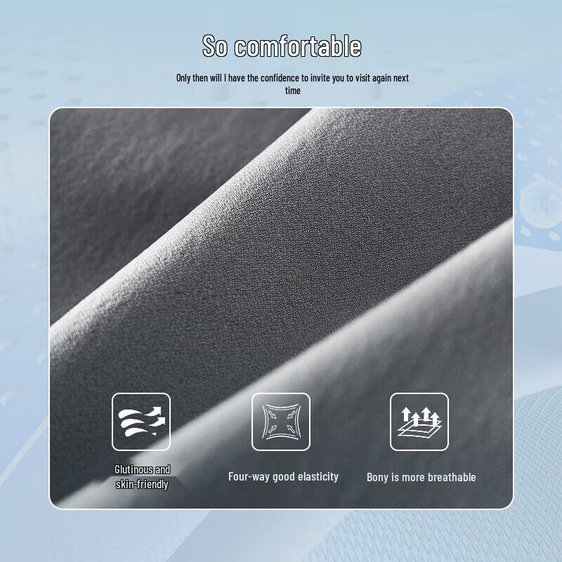 Hodo Herren 3D High Stretch Straight Fit Freizeithose