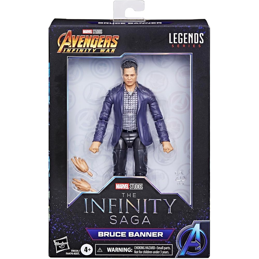 Avengers Marvel Hasbro Marvel Legends Series Bruce Banner, Avengers Infinity War 6" Size Action F...