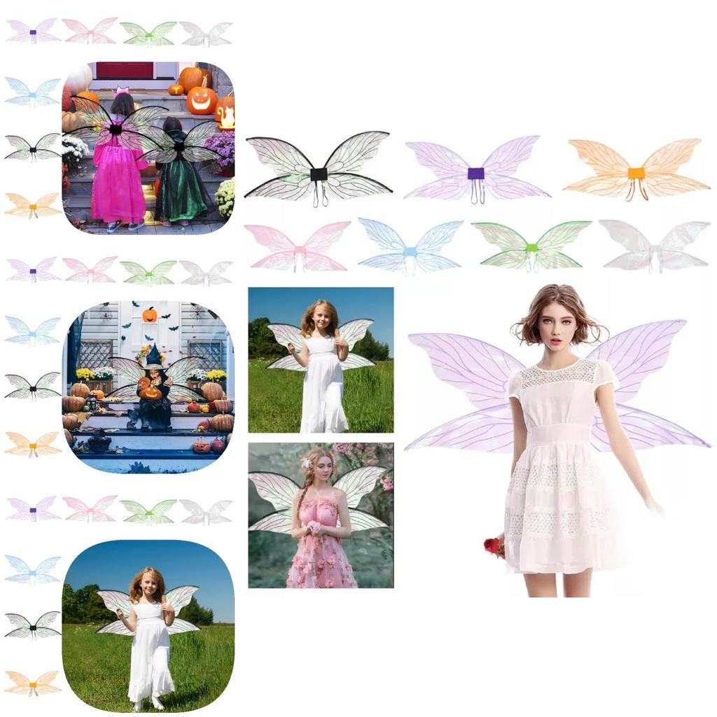 Adorable Festival Party Costume Cosplay Butterfly Wings For Performances In Various Colors