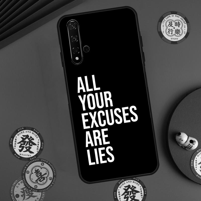 Motivational Gym Fitness For Huawei Nova Y60 Y70 Y90 Y72 Y73 Y61 Y91 7i 8i 11i 12i 12s 9 10 SE P20 P30 P40 Lite Case