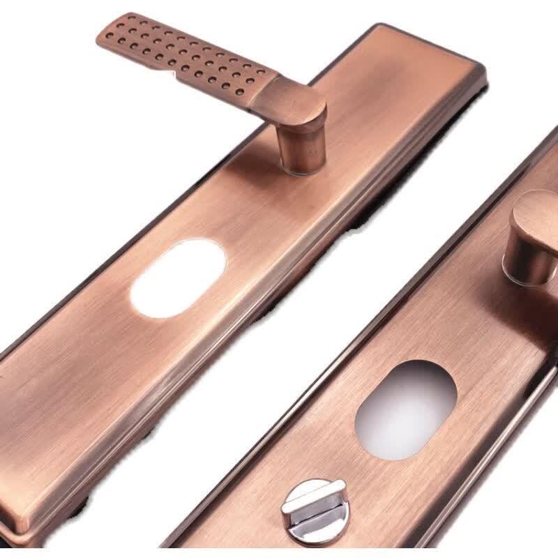 Security Door Lock Panel with Aluminum Handle
