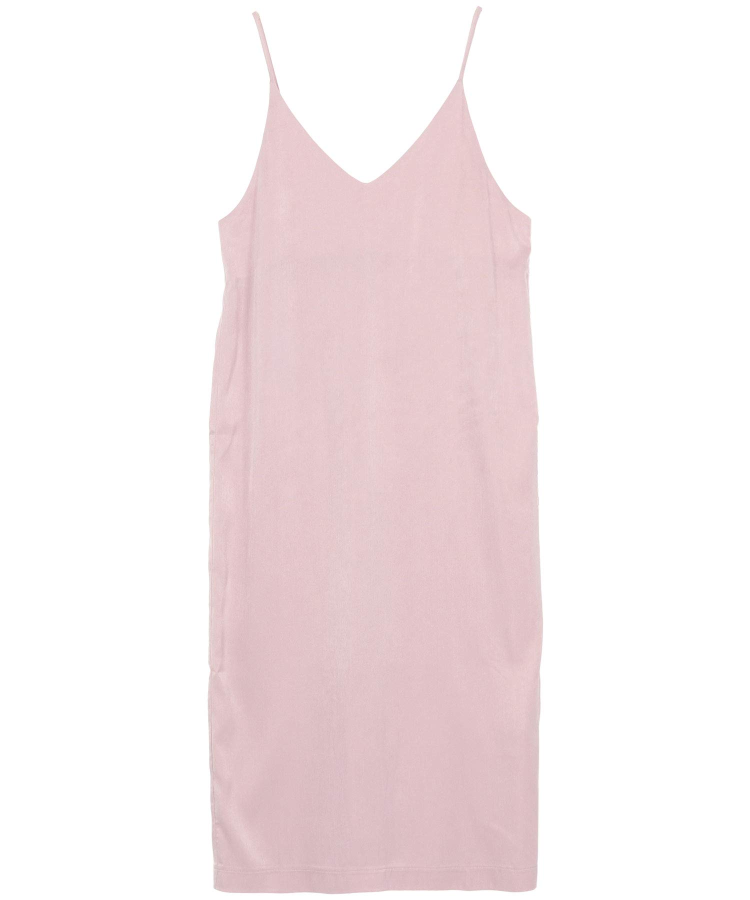 

Платье-камисоль Kobe Lettuce из сатина с разрезом сзади, свободный размер, пыльно-розовый [E2668]