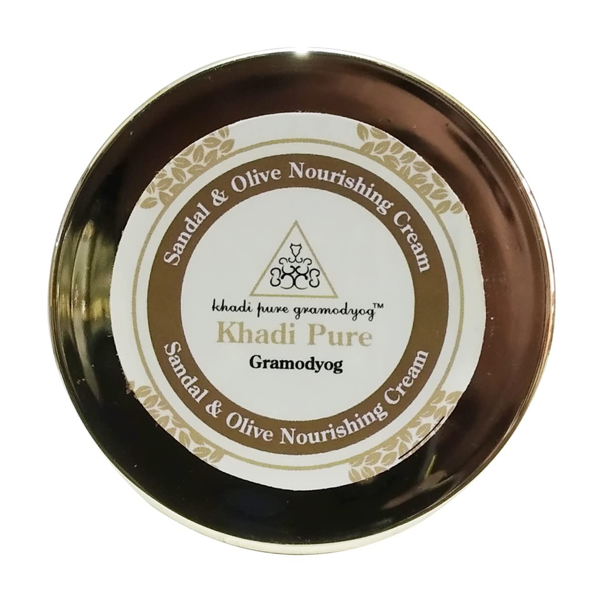 Khadi Pure Gramodyog Herbal Sandal and Olive Nourishing Cream, 50g