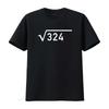 18. Geburtstag Idee Quadratwurzel Mathe Überraschung T-Shirt für vintage Gewaschen Weich Bequem Vielseitig Atmungsaktiv Mode