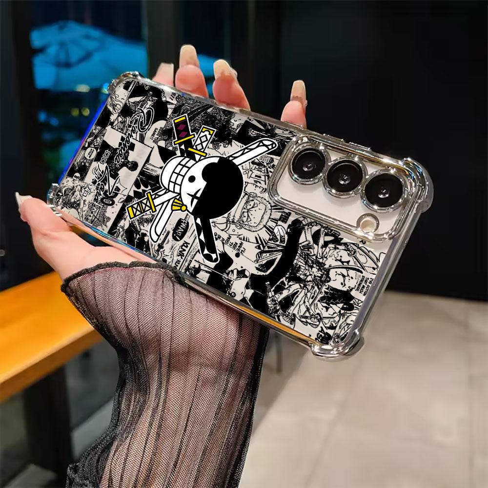 Anime Logo One Pieces Luffy Coque For Galaxy S26 Ultra Phone Case For Samsung S26 S25 S24 S23 S21 Ultra S20 FE S25 Plus 5G Cover