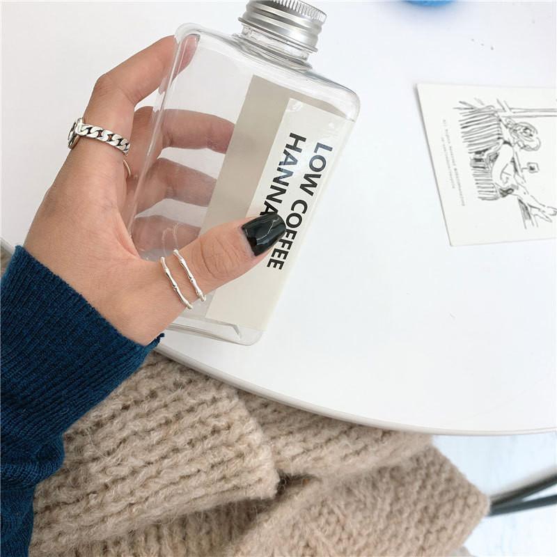 

Korean S925 Stunning Sterling Silver Ring With Open Adjustable Size For Women J1465