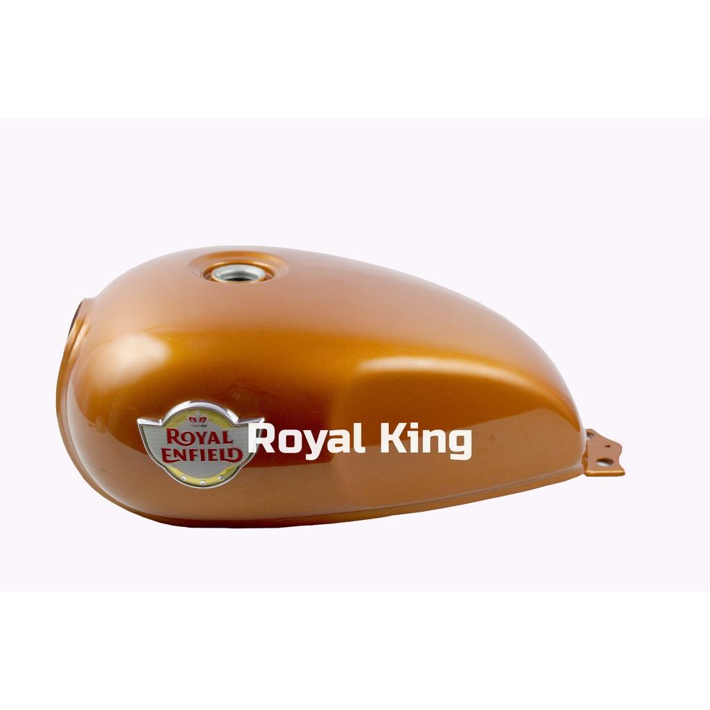 Royal Enfield Interceptor 650cc " Orange Crush Petrol Gas Fuel Tank "