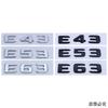 ABS Modified Car Side Sticker Fender Emblem Badge Tail Trunk Decals for Mercedes Benz E43 E53 E63 Letters Styling Accessories