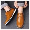 Plus Size Classic Oxfords Retro Dress Shoes Casual Business Social Comfortable N Slip Fashi Lace-Up Leather Shoes Male
