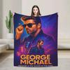 George Michael Blanket Premium Soft Fleece Throw for Winter  Cozy Couch Bed Kids and Adult Use  Patterned Blanket for Home
