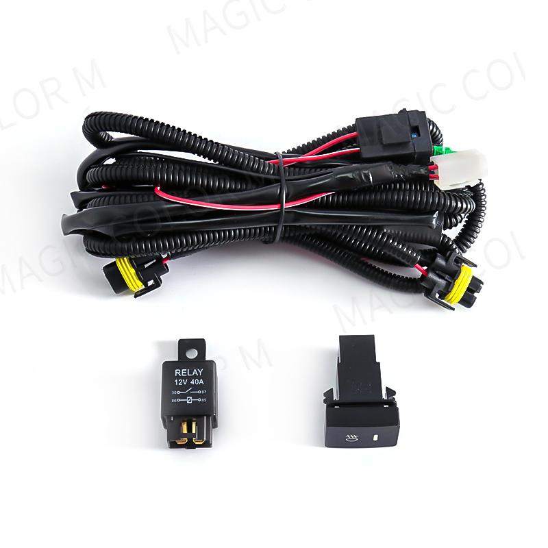 Wires Harness For Car Fog Light Socket Switch Indicator for Toyota Honda Nissan Mitsubishi Ford Suzuki Kia Car Accessories 12V