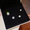 1Pc Magnetic Non Piercing Earrings Zircon Crystal Faux Diamond Ear Clips Simple Stud Jewelry For Women Men Girls