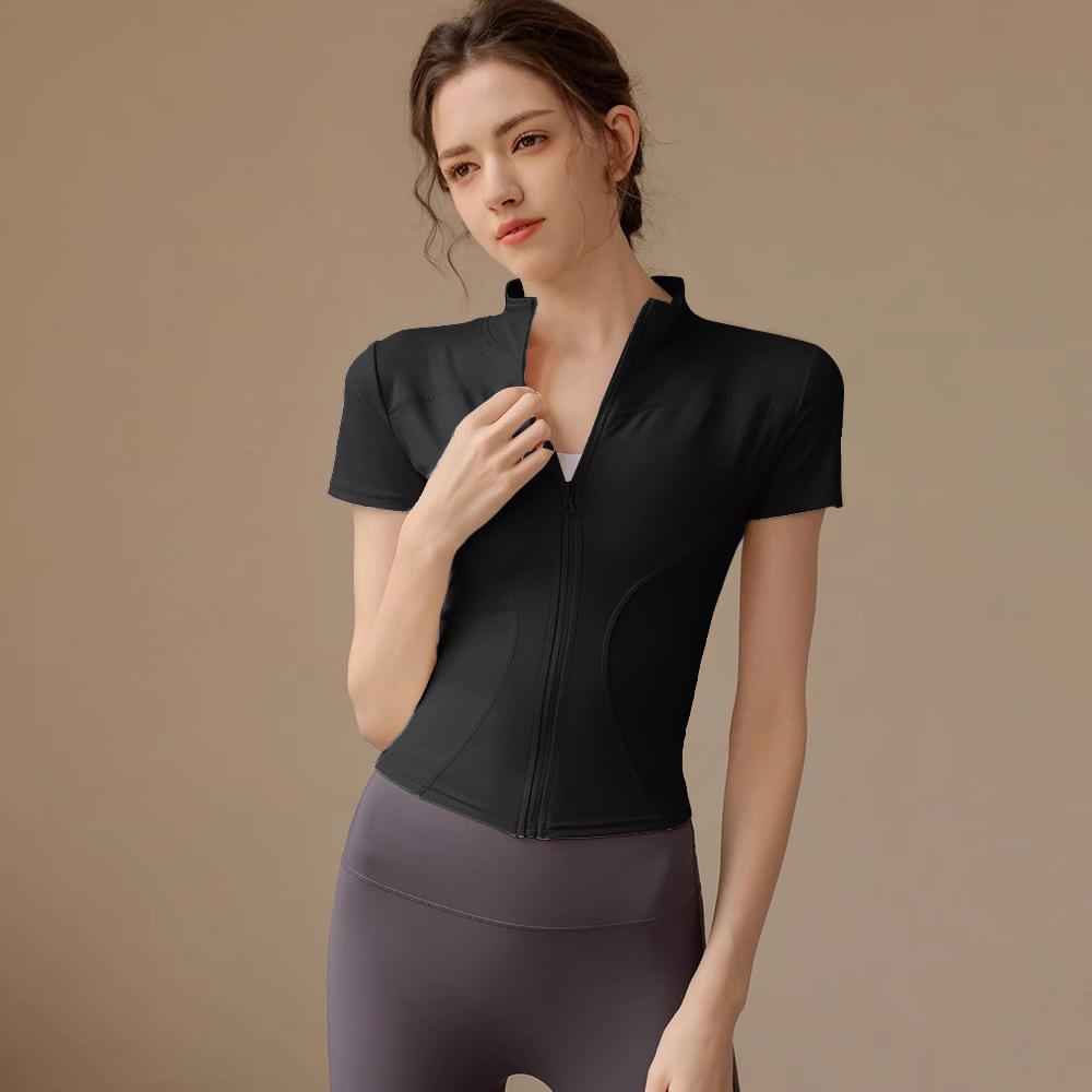 Quick-Dry Waist-Cinching Yoga Base Layer T-Shirt