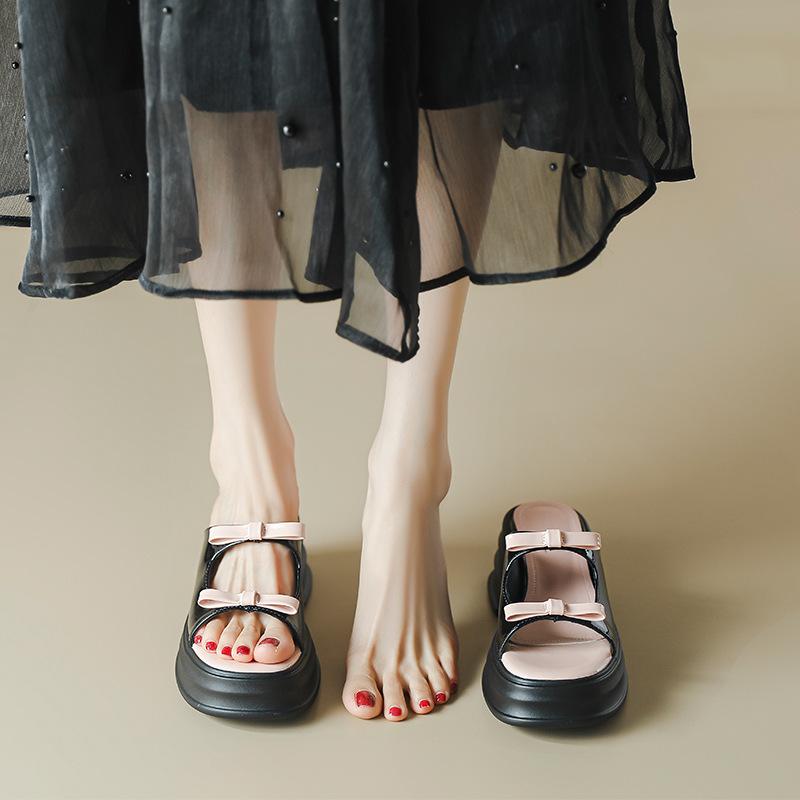 Sweet Limited~ Platform Sandals Women's 2025 Summer New Muffin Wedge Heel Open-toed Slippers