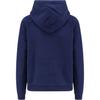 Polo Ralph Lauren Solid Color Logo Embroidered Hooded Pullover Raglan Long Sleeve Sweatshirt Women Sweatshirt Navy-Blue 211943007-002