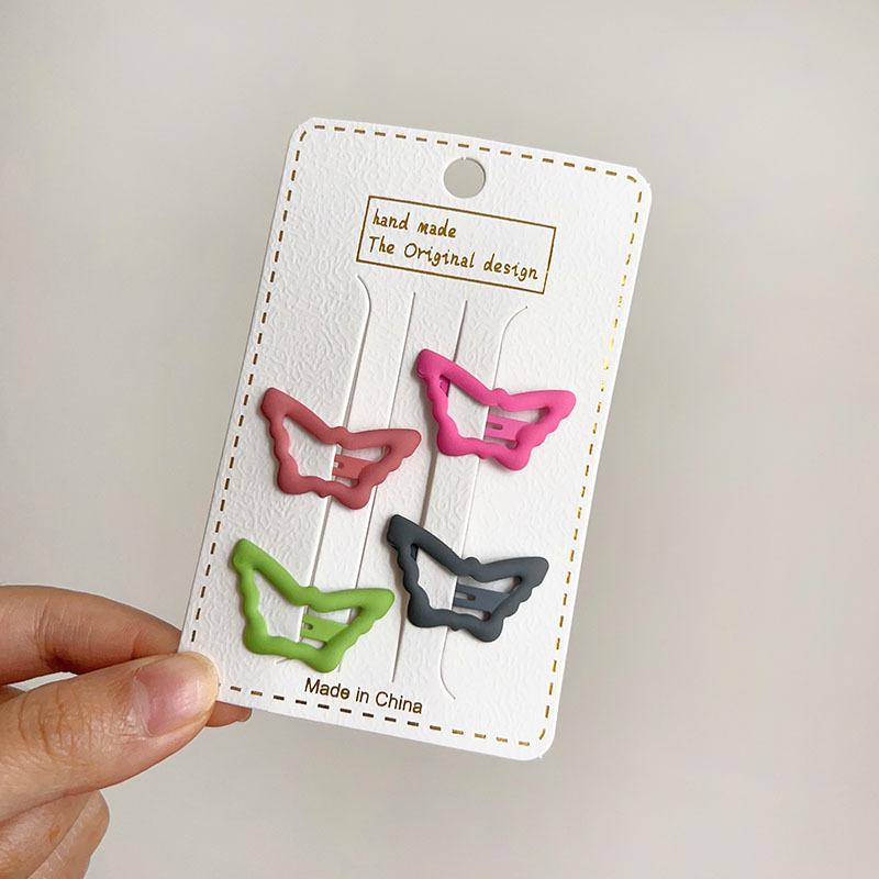 3/4Pcs/Set Women Girls Fashion Coffee Color Geometric Star Ornament Hair Clips Adult Sweet Hairpins Female Cute Hair Accessories