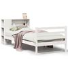 VidaXL Bunk Bed Without Mattress White 75x190cm Solid Pine Wood, Bed, Bedroom Furniture, Bed with 3321872