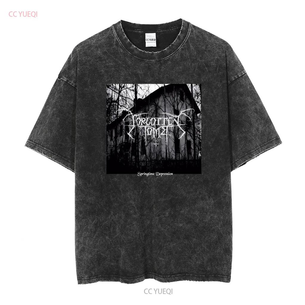 Forgotten Tomb Springtime Depression Black T Shirt Fullsize S 5XL long or short sleeves vintage Washed Breathable Soft