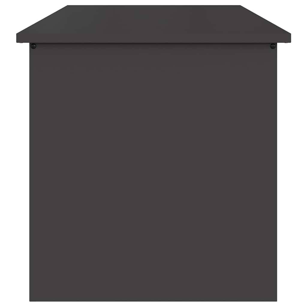 Outdoor Storage Box Black 80 X 50.5 X 50 Cm Steel