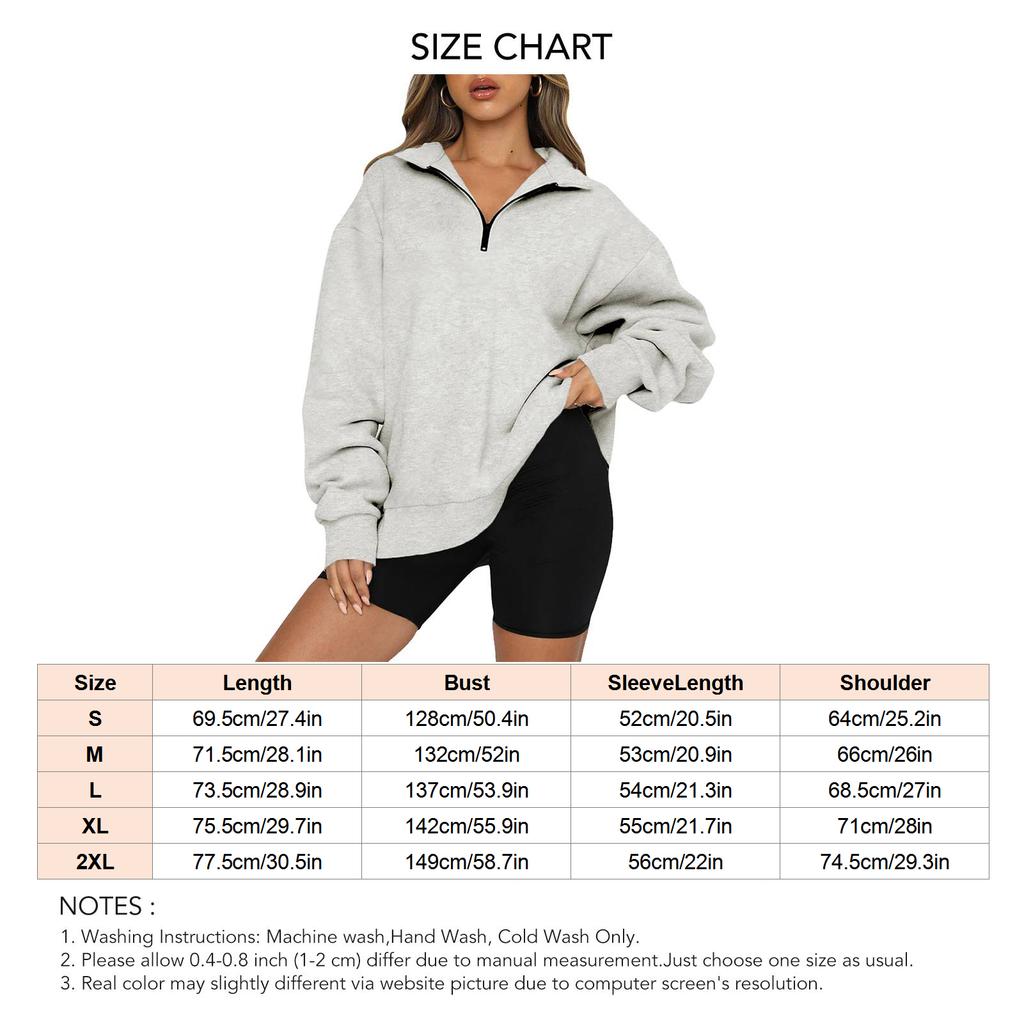 Damska bluza z długim rękawem zapinana na pół zamek, mankiety ze ściągaczem, luźny dół, jednolity kolor, z podszewką z polaru