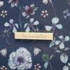 [afternoon tea living] AfternoonTea LIVING Tragetasche JL16 Quadratische Mini-Tragetasche/Liberty-Print Marineblau
