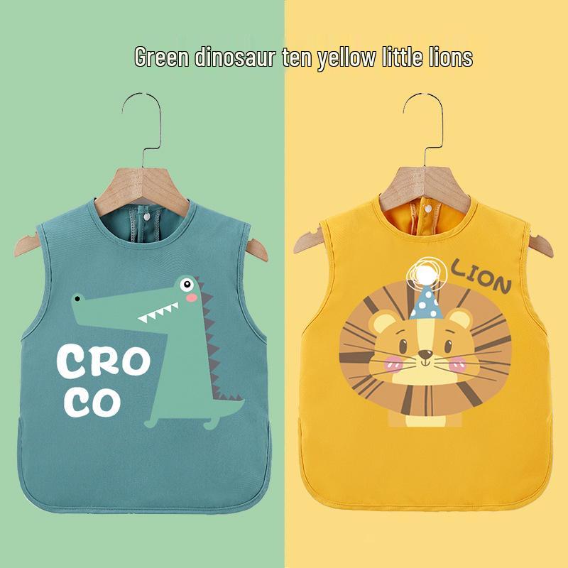 Infant Sleeveless Waterproof Coverall Bib - Lightweight & Breathable for Summer