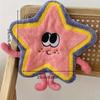 Soft Coral Fleece Hanging Hand Towel Thickened and Non-shedding Children's Cartoon Hand Towel Household Absorb Water Hand Towel