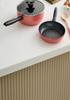 Meyer Disney Earthen Collection Chef's Pan 24cm with Glass Lid (Official Japanese Product) DEC-CP24FPK