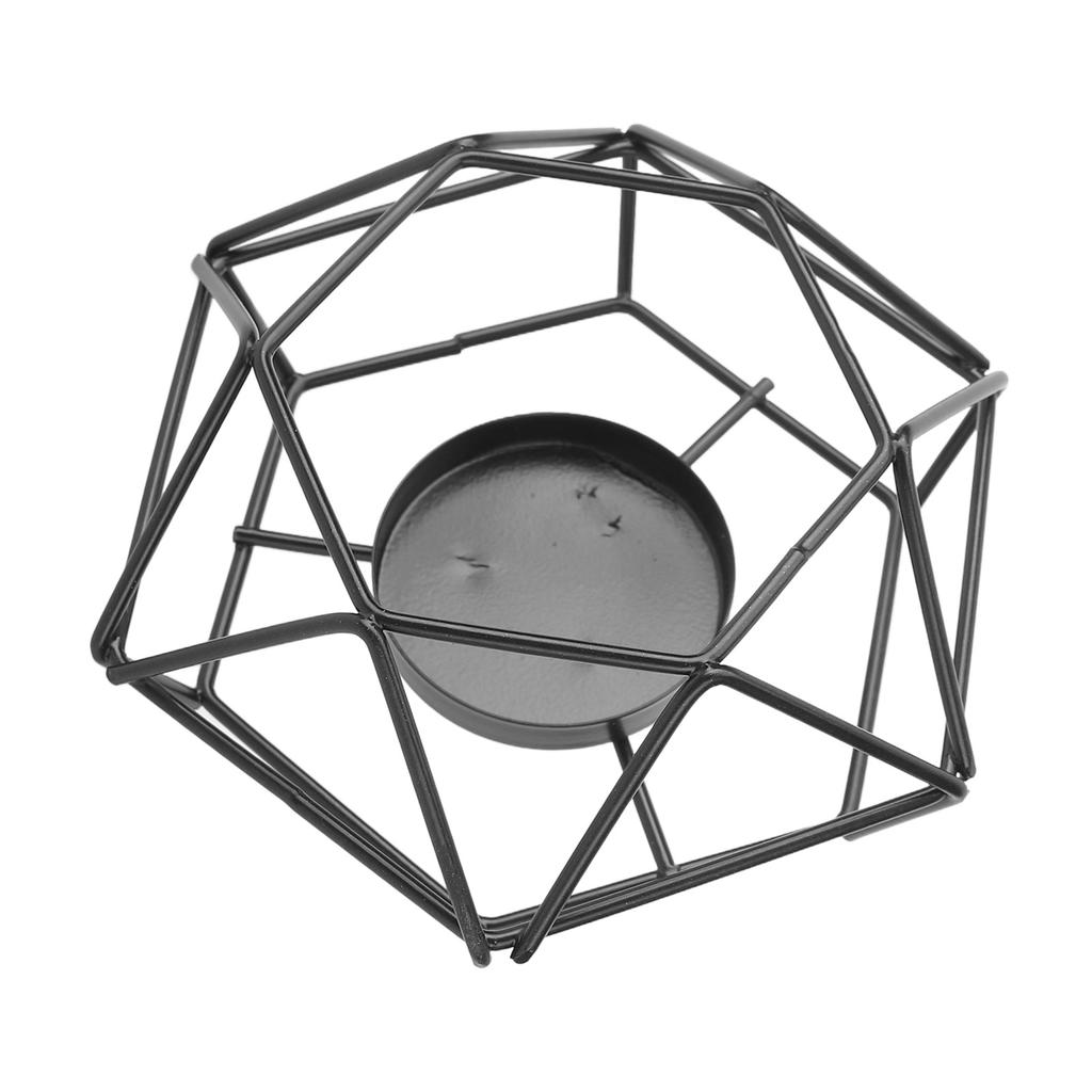 Kovový drátěný svícen Ins Style Vintage Dekorativní stojan na svíčky pro krbový stolek Patio