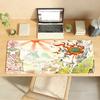 Game O-Okami Mouse Pad Anti Slip Rubber Edge Locked Thickened Laptop Gaming Desk Mat
