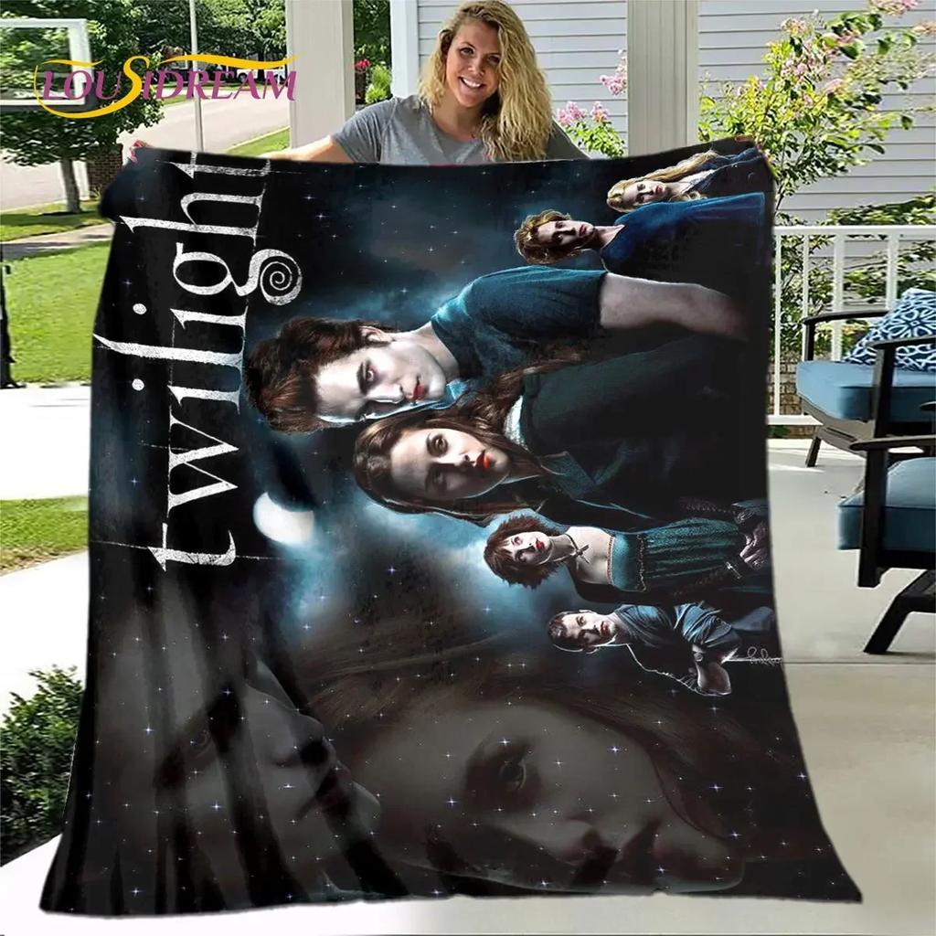 The Twilight Saga HD Printed Soft Plush Blanket,Flannel Blanket Throw Blanket for Living Room Bedroom Bed Sofa Picnic Kids Cover