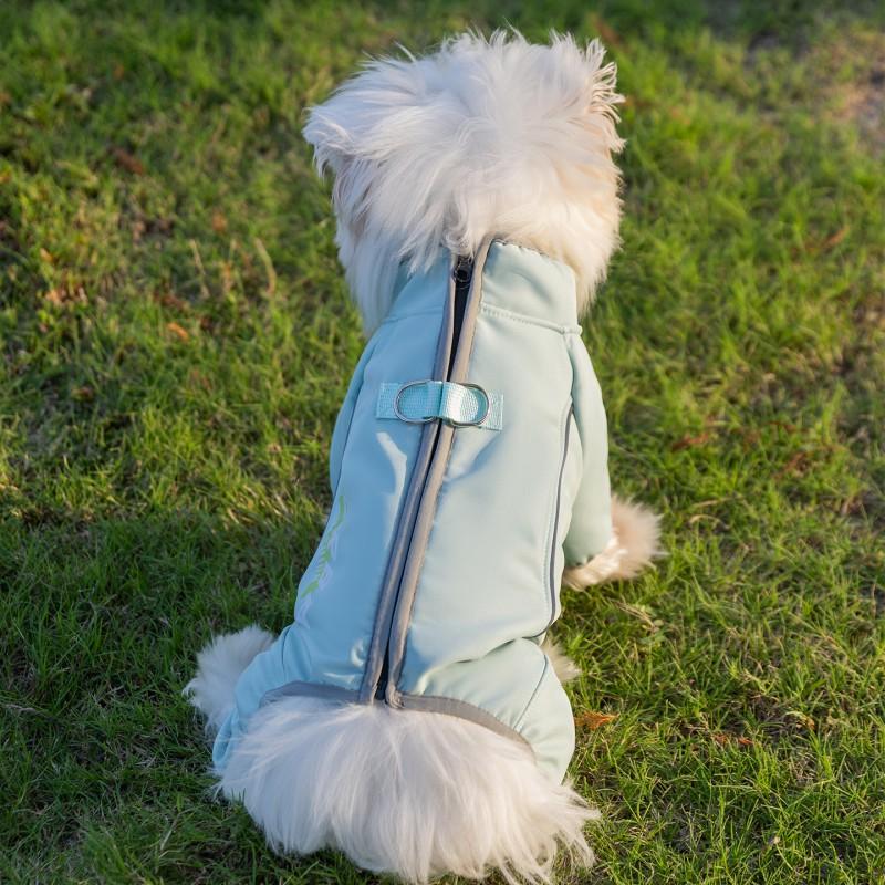 Pet Dog Warm Winter Full-Body Hooded Sweater Small Medium Dogs Outdoor Active Wear