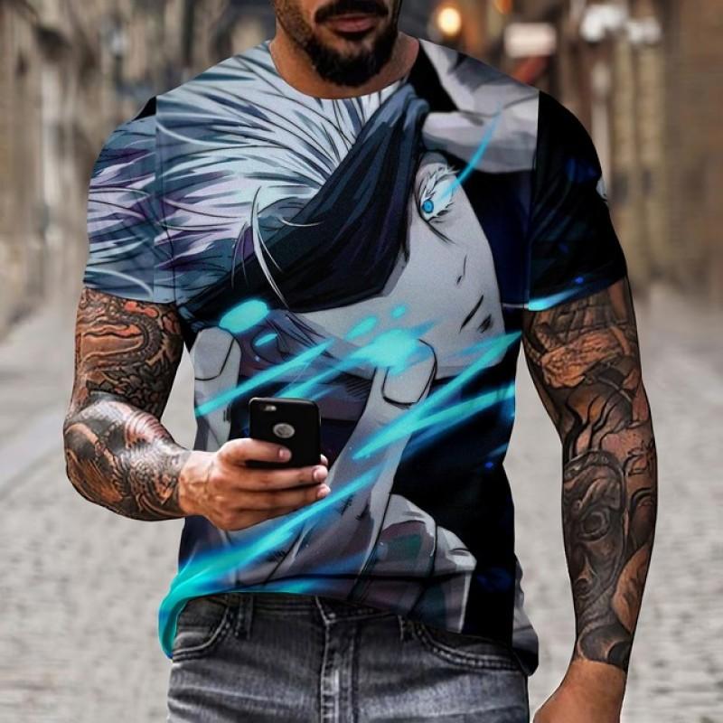 

New Rock Мужская одежда Оригинальная мужская рубашка Корейский Dongdaemun 2024 Одежда для гольфа Мужчины My Hero Academies Новые рубашки и футболки в стиле аниме 3XL