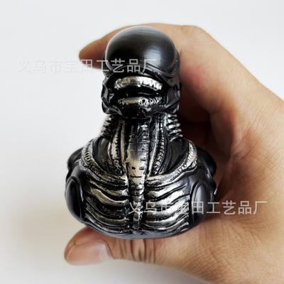 Whimsical Creative Alien Series Duck Evil Funny Duck Party Tabletop Resin Ornament Crafts