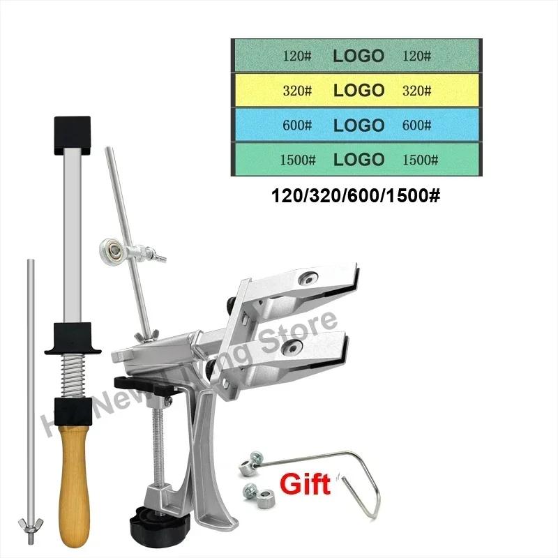Fixed Knife Sharpener Kitchen Sharpening Stone Aluminum alloy Angle Sharpeners Professional Grinding System Whetstone Woodwork